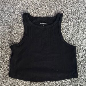 Wild Fable Black Ribbed Tank Top